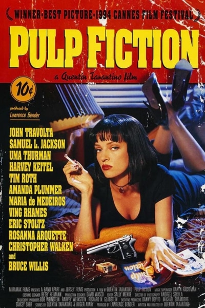All About Film Movie Poster - Pulp Fiction